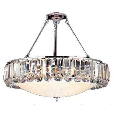 Lampa plafon żyrandol nowoczesny wiszący kryształowy salon NIVANO LIGHT CRYSTAL