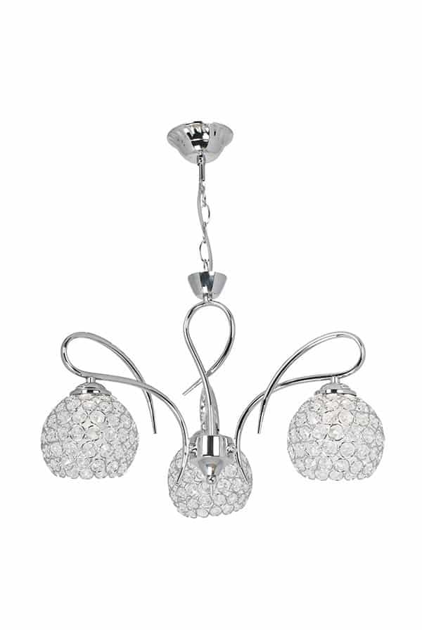 lampa-wisząca-kryształowa-żyrandol-trzypunktowy-chromowy-LILKA-1537 Żyrandol lampa wisząca nowoczesna W-A 1537/3 CH VENTI