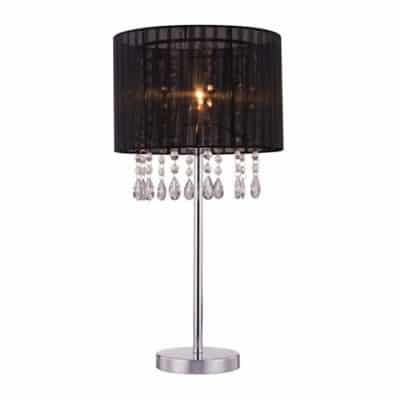 Lampka biurkowa stołowa LETA czarna