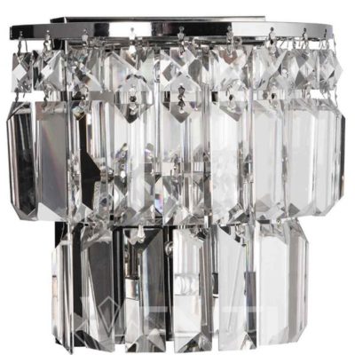 Kinkiet Kryształowy K-E 1174/2W Chrom