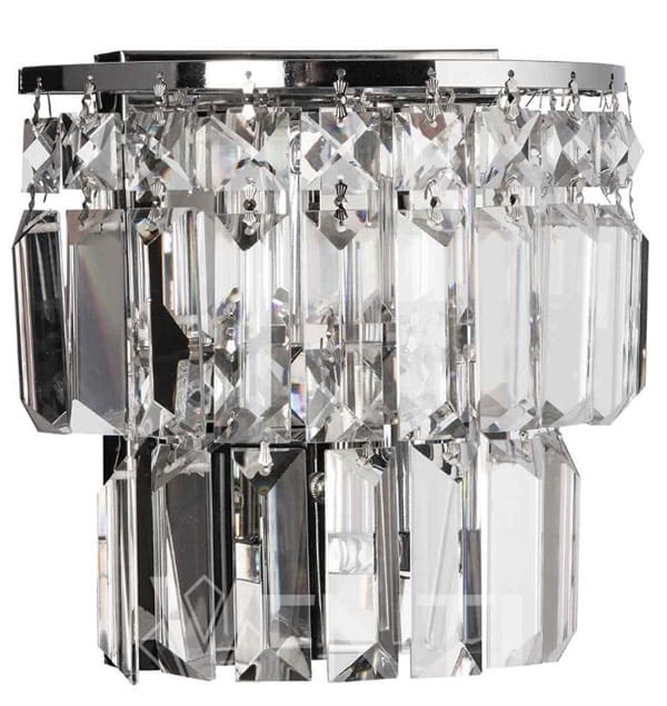 kinkiet-kryształowy-dwupunktowy-chrom-K-E-1174-2 Kinkiet Kryształowy K-E 1174/2W Chrom