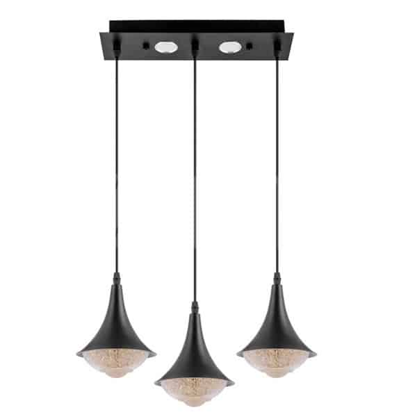 lampa-nowoczesna-LED-podłużna-trzypunktowa-czarna-W-1011-3 Lampa Wisząca LED W-1011/3