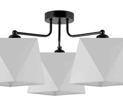 Abażur Przysufitowy W-1202/3 Bakaro Biały