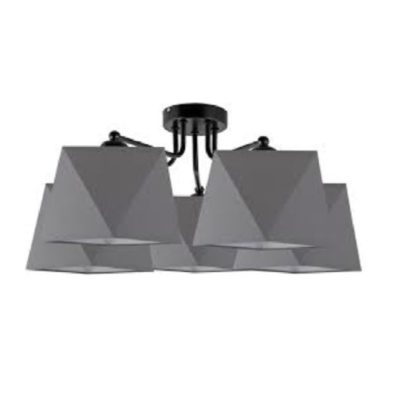 Abażur Wiszący W-1202/5 Bakaro Szary