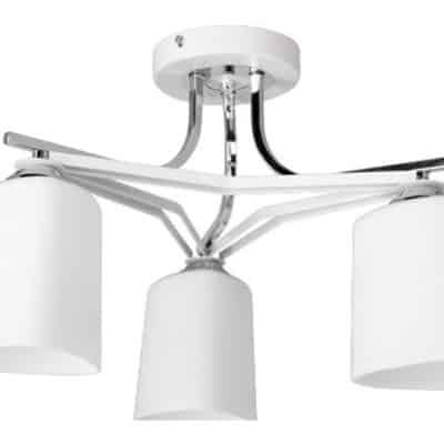 Lampa Przysufitowa W-N 2006/3 Biały Chrom