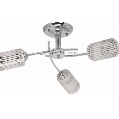 Lampa Przysufitowa W-K 1363/3 Chrom