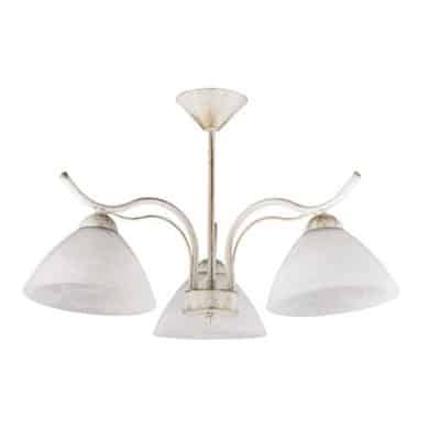 Lampa Przysufitowa W-G 1643/3 Biały Przecierany