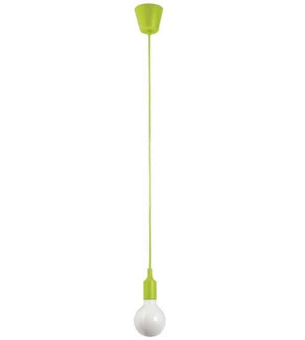 lampa-wisząca-prosta-tania-zielona-jednopunktowa-SCW-P-GREEN Lampa Modelowana SCW-P Zielony