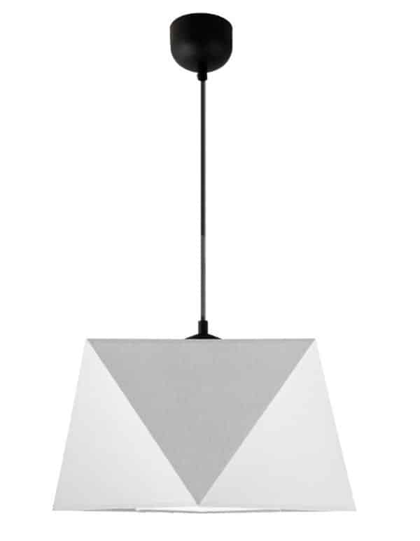 lampa-wisząca-tania-biała-jednopunktowa-W-1202-1-WHITE Abażur W-1202/1 Bakaro Biały