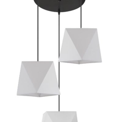 Abażur Wiszący W-P 1202/3 Bakaro Biały