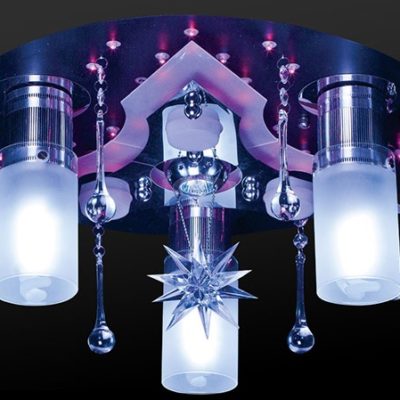 Plafoniera Kryształowa LED P-S 0839/3+1