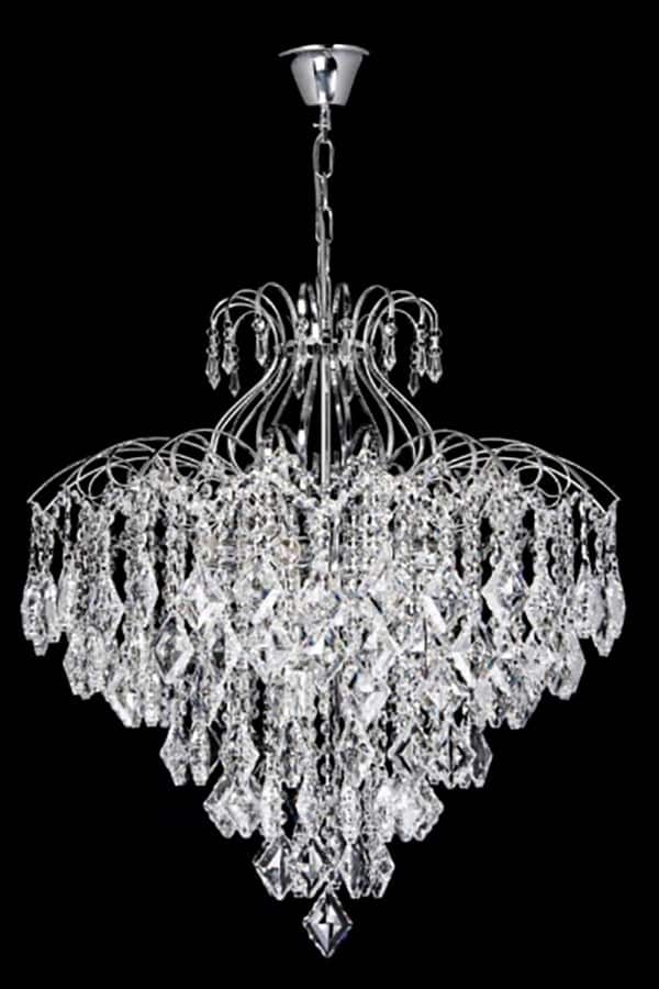 yrandol-kryształowy-wiszący-dziesięciopunktowy-chromowy-W-E-1212-10 Lampa Kryształowa wisząca W-E 1212/10 Chrom