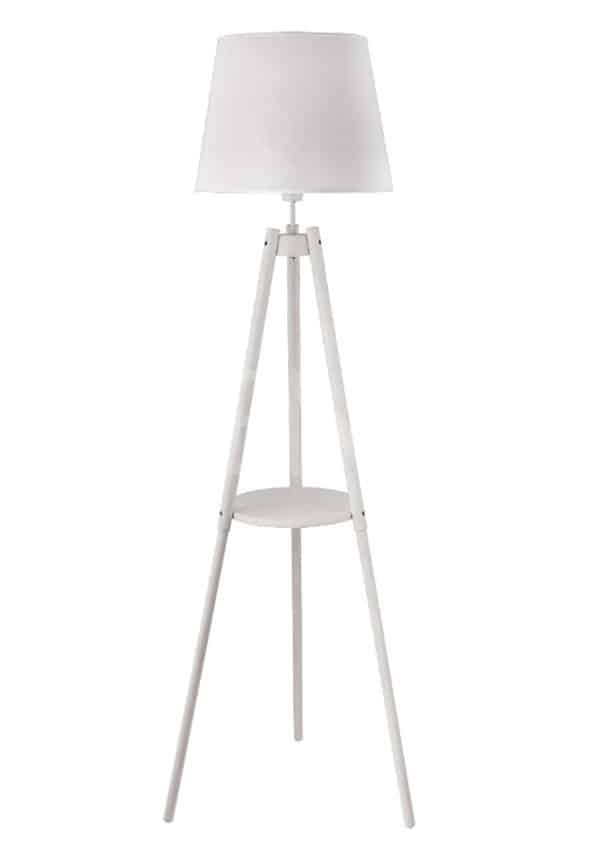 lampa-podłogowa-stojąca-ze-statywem-biała-S-102076 Lampa Podłogowa S-102076 Biały