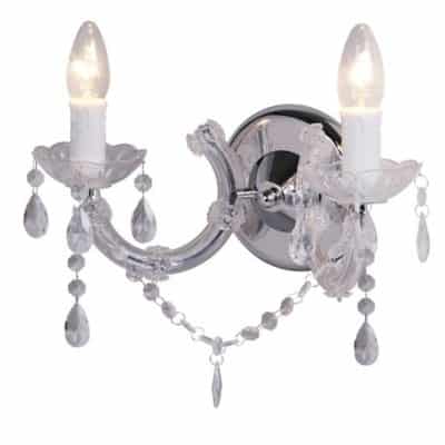 LAMPA WEWNĘTRZNA (KINKIET) ZUMA LINE MAGNOLIA WALL RLB94016-2A