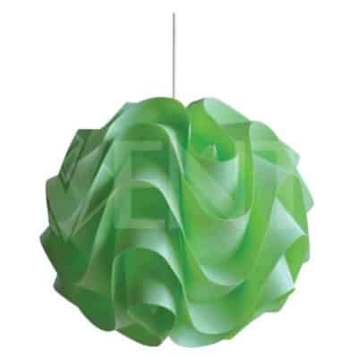 Lampa wisząca klasyczna kula zielona 1 punktowa