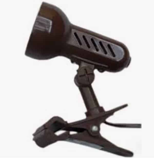 lampka-biurkowa-mała-żabka-spinacz-brązowa-BKZ_BROWN Lampa Biurkowa BKZ BRĄZ na spinacz żabkę