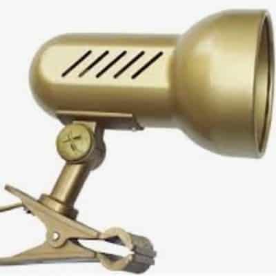 Lampa Biurkowa BKZ Złoty spinacz żabka