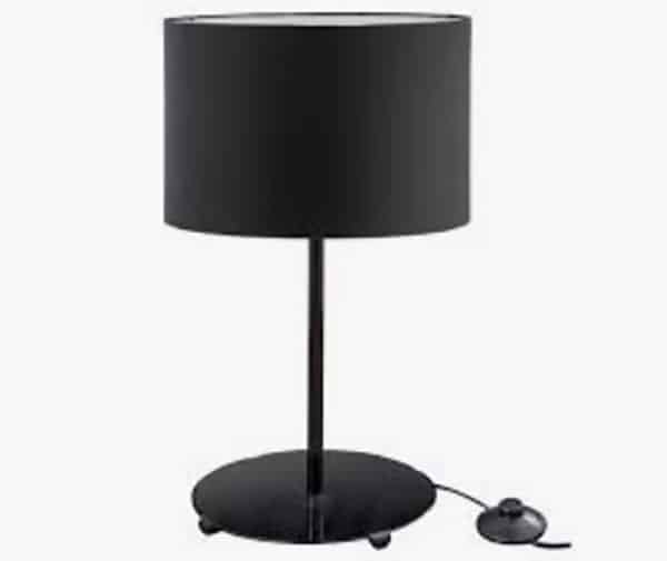 lampka-biurkowa-nocna-jednopunktowa-czarna-B-1203-bl Abażur Biurkowy B-1203/1 ROLLER Czarny lampka biurkowa czarna 1 punktowa