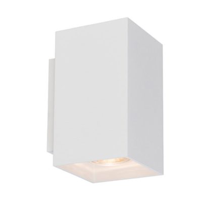 LAMPA WEWNĘTRZNA (KINKIET) ZUMA LINE SANDY WL SQUARE WALL 92697 WHITE