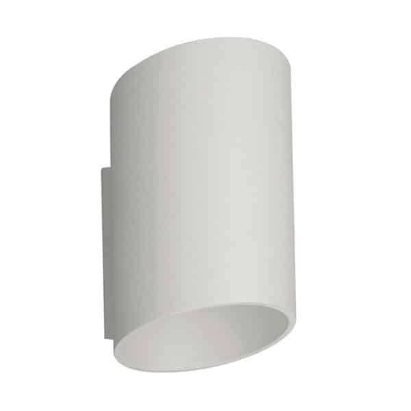 kinkiet-jednopunktowy-okrągły-biały-SLICE Kinkiet biały 1 punktowy tuba LAMPA WEWNĘTRZNA (SPOT) ZUMA LINE SLICE WL WHITE SPOT 50603-WH (BIAŁY)