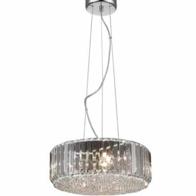 LAMPA WEWNĘTRZNA (WISZĄCA) ZUMA LINE PRINCE PENDANT P0360-05B-F4AC lampa wisząca kryształowa 5 punktowa