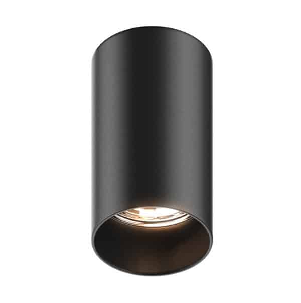 spot-okrągły-jednopunktowy-czarny-TUBA lampa sufitowa mała czarna 1 punktowa oczko halogen LAMPA WEWNĘTRZNA (SPOT) ZUMA LINE TUBA SL 1 SPOT 92680 (BLACK)