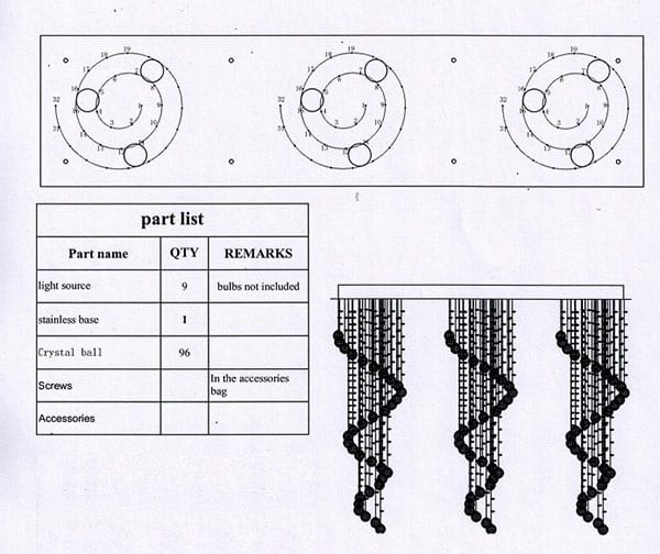 lampa-wisząca-kryształowa-chrom-dziewięciopunktowa-podłużna-SERPENTYNA-1 instrukcja lampy SERPENTYNA PODŁUŻNA