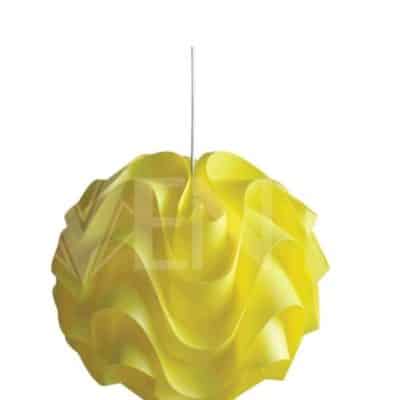Nowoczesna lampa wisząca prosta żółta 1 punktowa tania Lampa Modelowana W-3022