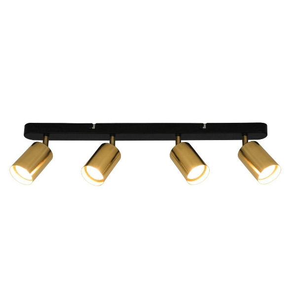 kinkiet-lampa-sufitowa-4-punktowy-czarny-zloty-z-regulacja-VILA-GU13013C-4B