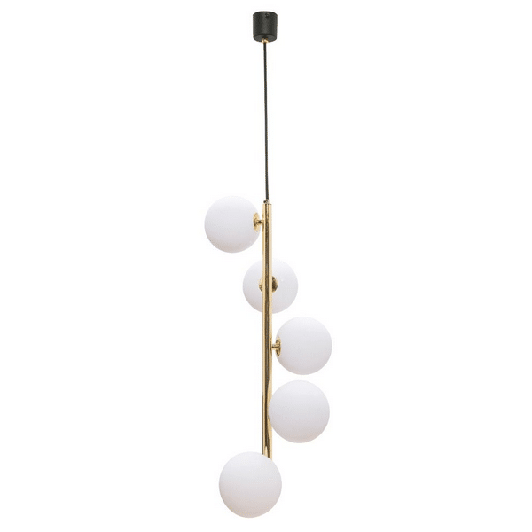 lampa-wiszaca-okragla-czarna-zlota-biala-kula-5-punktowa-ALI-5648